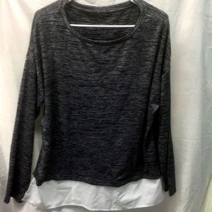 Sweater with cotton cloth tail ladies sz xl